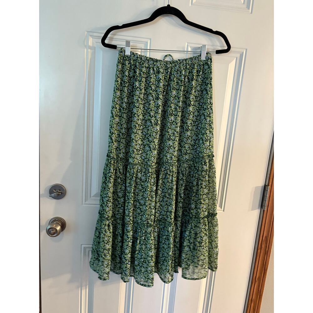 Aerie size small green maxi skirt - Picture 4 of 4